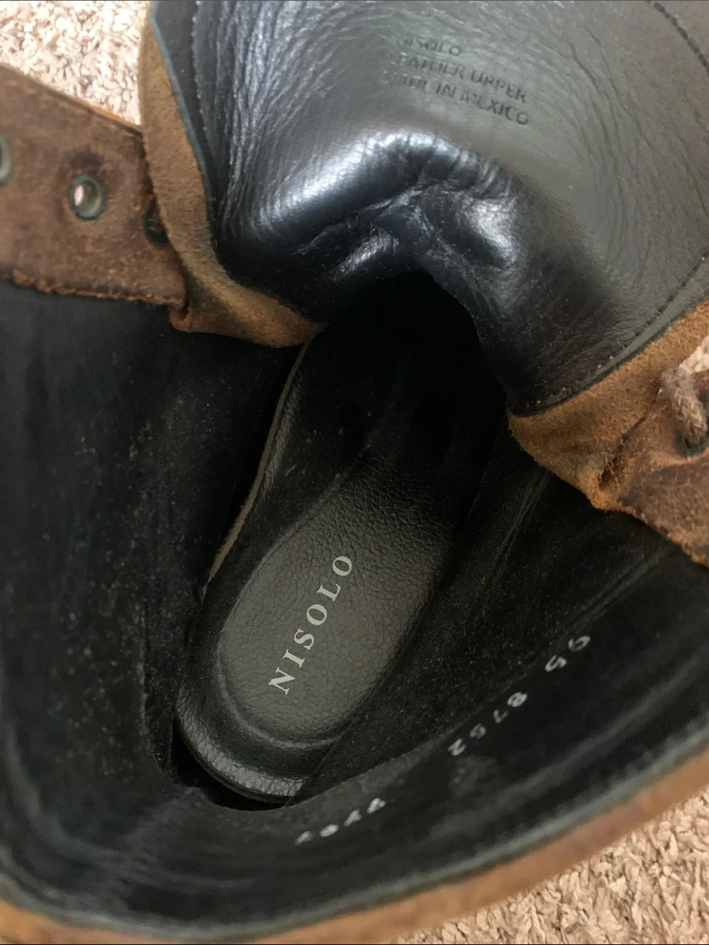 NISOLO Mateo All-Weather Moc Toe Boot Men's 9.5 Brown